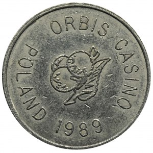 Żeton, Kasyno Orbis 1989