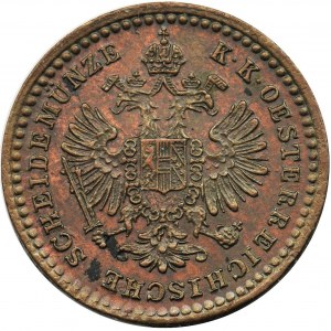 Austria, Franz Joseph I, 5/10 Kreuzer Wien 1859 A