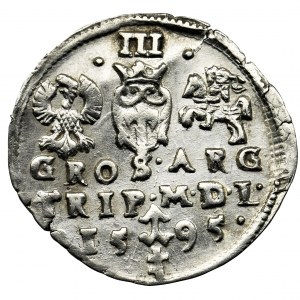 Sigismund III Vasa, 3 Groschen Vilinius 1595