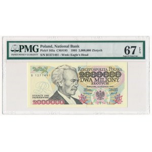 2 miliony złotych 1993 - B - PMG 67 EPQ