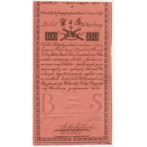 100 złotych 1794 - B - malinowa barwa papieru