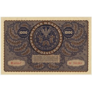 1.000 marek 1919 - III Serja T -