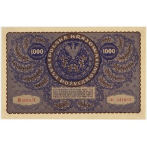 1. 000 marek 1919 - III Serja B -