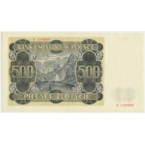 500 złotych 1940 - B -