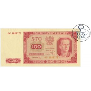 100 złotych 1948 - GC - BEZ RAMKI - Kolekcja Lucow