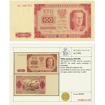 100 złotych 1948 - GC - BEZ RAMKI - Kolekcja Lucow
