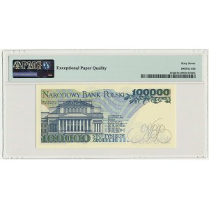 100.000 złotych 1990 - A - PMG 67 EPQ