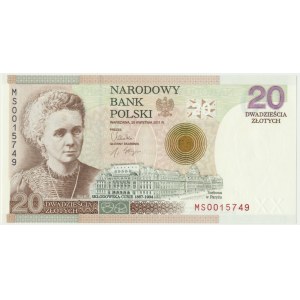 20 złotych 2011 - Maria Skłodowska Curie