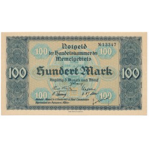 Memel, 100 mark 1922