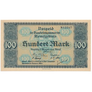 Memel, 100 mark 1922
