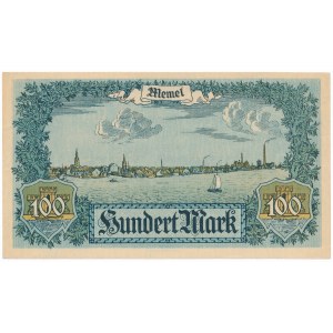 Memel, 100 mark 1922