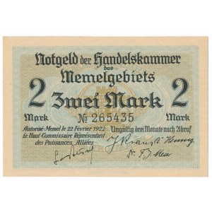 Memel, 2 mark 1922