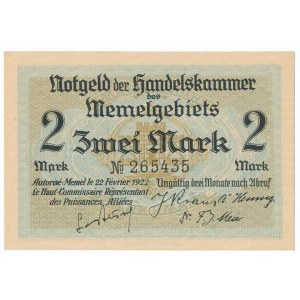 Memel (Kłajpeda), 2 marki 1922
