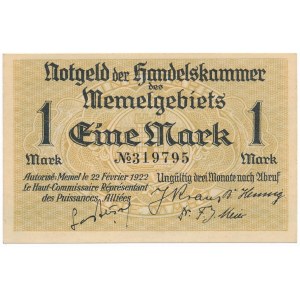 Memel, 1 mark 1922