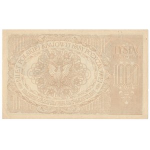 1.000 marek 1919 - Ser. ZS - duże S i szeroka numeracja
