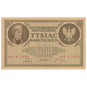 1.000 marek 1919 - 2 x Ser. A - rzadki