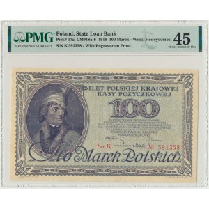 100 marek 1919 - K - PMG 45