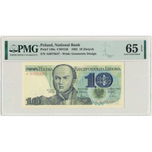 10 złotych 1982 - A - PMG 65 EPQ