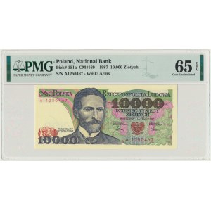 10.000 złotych 1987 - A - PMG 65 EPQ