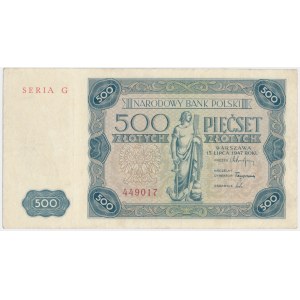 500 złotych 1947 - G -