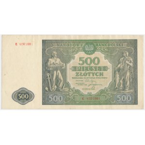 500 złotych 1946 - E -