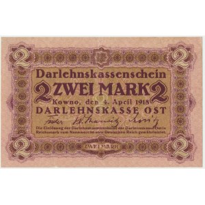 Kowno 2 marki 1918 - A -