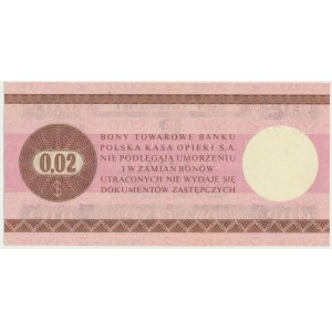 Pewex 2 centy 1979 - HO - mały