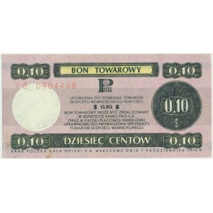 Pewex 10 centów 1979 - IB - mały