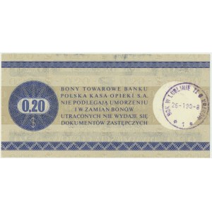 Pewex 20 centów 1979 - HN - mały -