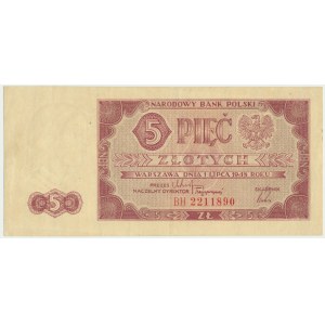 5 złotych 1948 - BH -