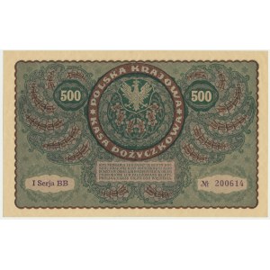 500 marek 1919 - I Serja BB -