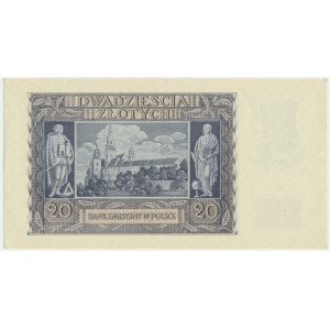 20 złotych 1940 - H -