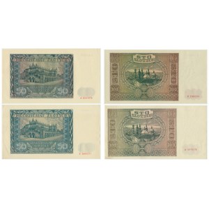 Zestaw, 50 - 100 złotych 1941 (4 szt.)