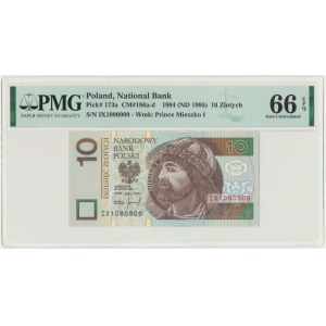 10 złotych 1994 - IX - PMG 66 EPQ