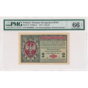 2 marki 1916 Generał - B - PMG 66 EPQ