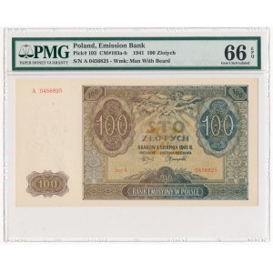 100 złotych 1941 - A - PMG 66 EPQ