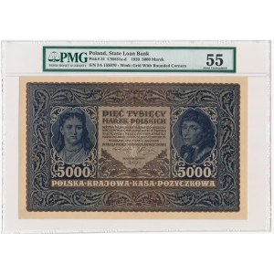 5.000 marek 1920 - III Serja A - PMG 55