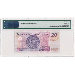 20 złotych 1994 - ZA 0005100 - PMG 67 EPQ - seria zastępcza