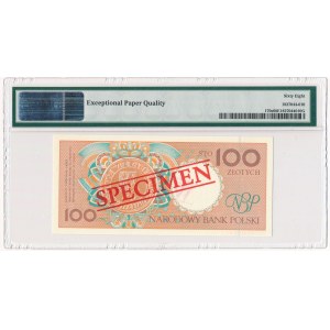 100 złotych 1990 WZÓR A 0000000 - PMG 68 EPQ