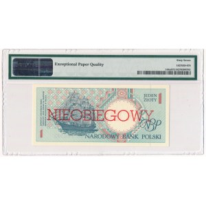 1 złoty 1990 - A - NIEOBIEGOWY - PMG 67 EPQ