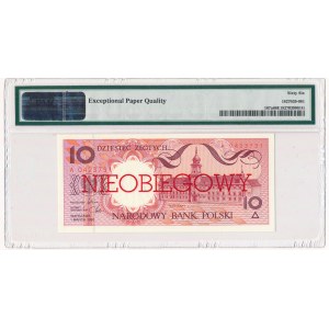 10 złotych 1990 - A - NIEOBIEGOWY - PMG 66 EPQ