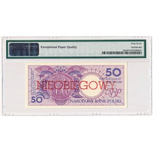 50 złotych 1990 - A - NIEOBIEGOWY - PMG 67 EPQ