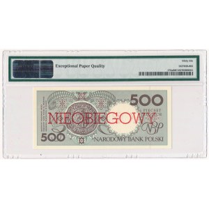 500 złotych 1990 - A - NIEOBIEGOWY - PMG 66 EPQ