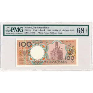 100 złotych 1990 - A - PMG 68 EPQ