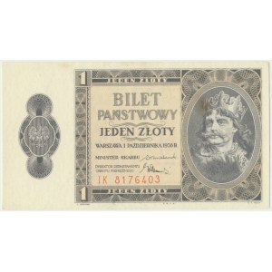 1 złoty 1938 - IK -
