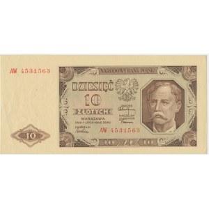 10 złotych 1948 - AW -