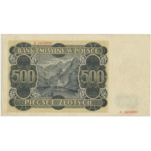 500 złotych 1940 - B -