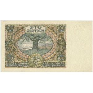 100 złotych 1932 - Ser.AO. - znw. kreski na dole