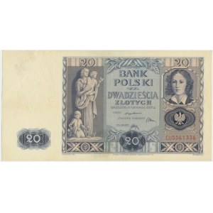 20 złotych 1936 - CU -