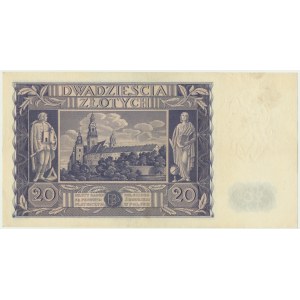 20 złotych 1936 - CU -